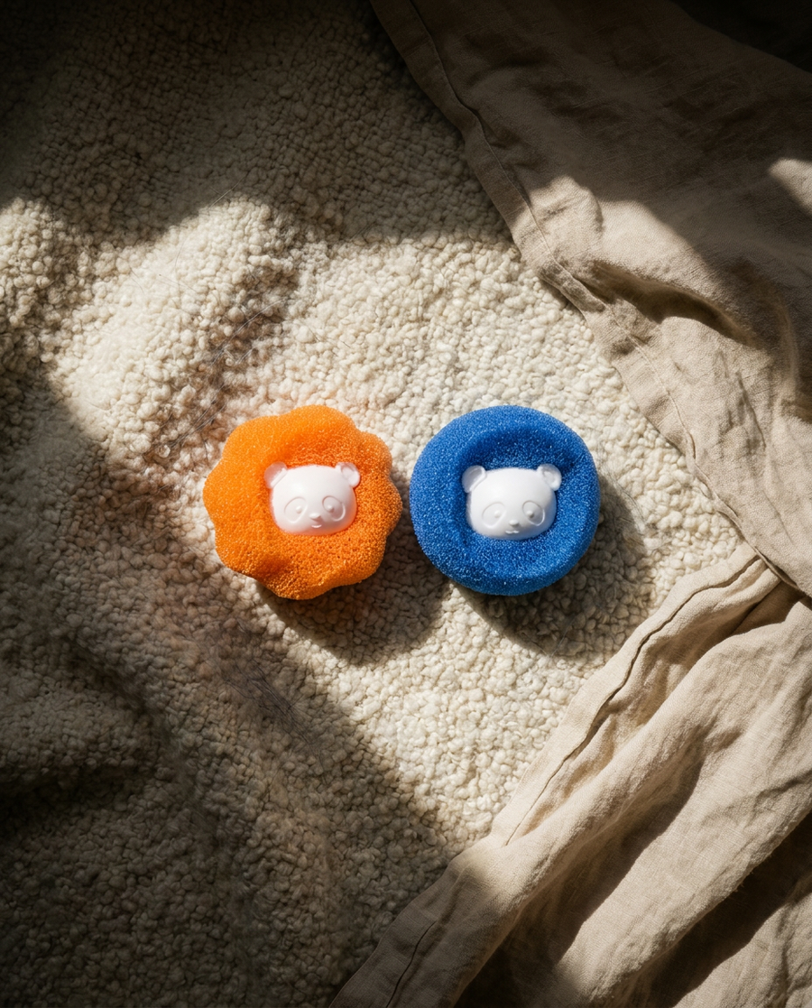 Rouleau anti-peluches pour machines à laver